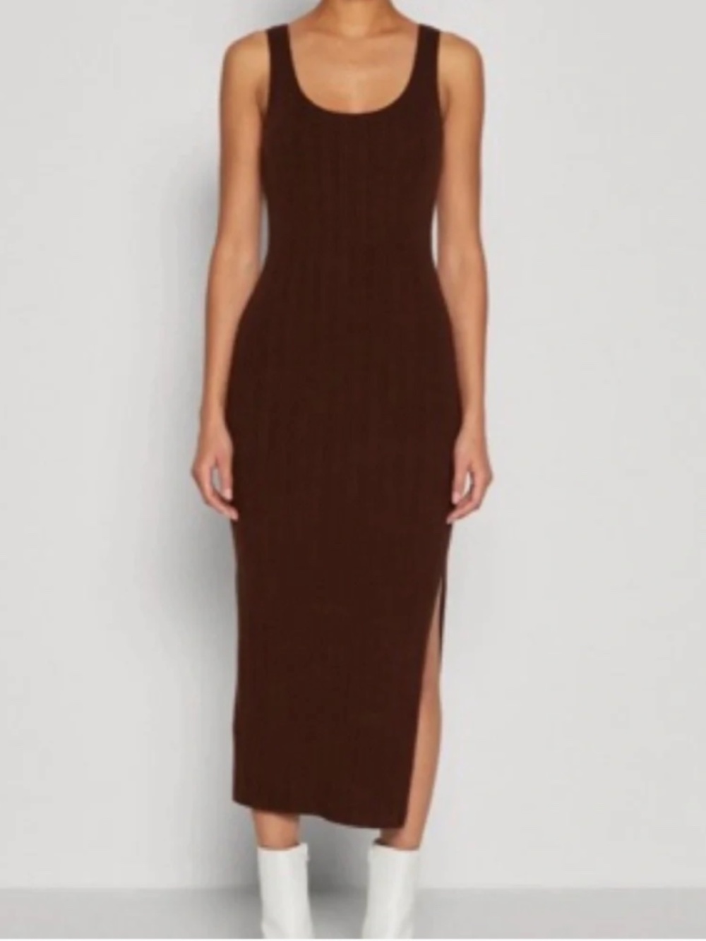 A&F Knit Maxi Ribbed Dress